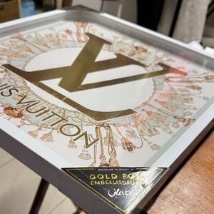 Oliver Gal Gold Foil Embellished luxury wall Art